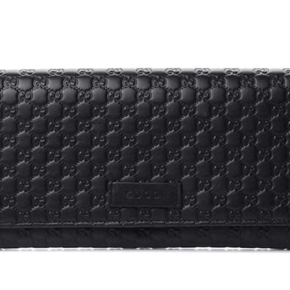 Gucci Black Embossed Wallet